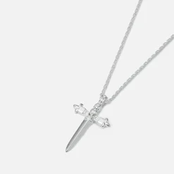 New Hatton Labs Dagger Pendant Necklace Silver