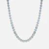 Shop Hatton Labs Daisy Tennis Chain Necklace Silver / Blue