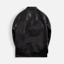 Best Sale Loewe Debossed Pocket Overshirt Black