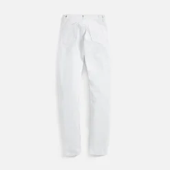 Cheap Margiela Denim 5 Pocket Jeans White Cracked