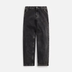 Fashion Margiela Denim Pants 5 Pockets Washed Black