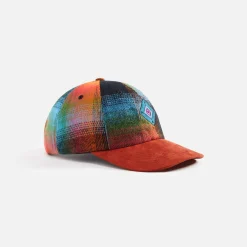 Online by Parra Diamond Block Logo 6 Panel Cap Multi