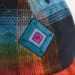 Online by Parra Diamond Block Logo 6 Panel Cap Multi