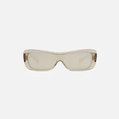Cheap Flatlist Disco Sunglass Crystal Grey / Silver Reflect