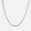 Shop Emanuele Bicocchi Double Chain Necklace Silver