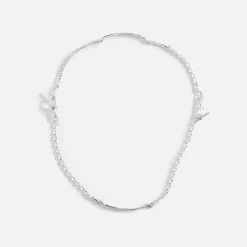 Shop Martine Ali Double Id Necklace Silver