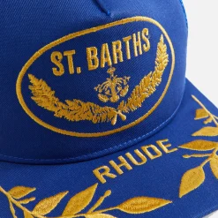 Clearance Rhude Doubler Cap Cobalt Blue