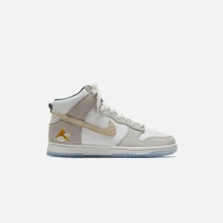 Flash Sale Nike Dunk Hi Prm Gm Summit White / Desert Ore / Light Bone / Evergreen