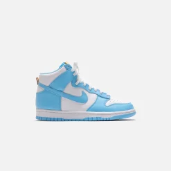 Outlet Nike Dunk High Retro Blue Chill / White / Amarillo