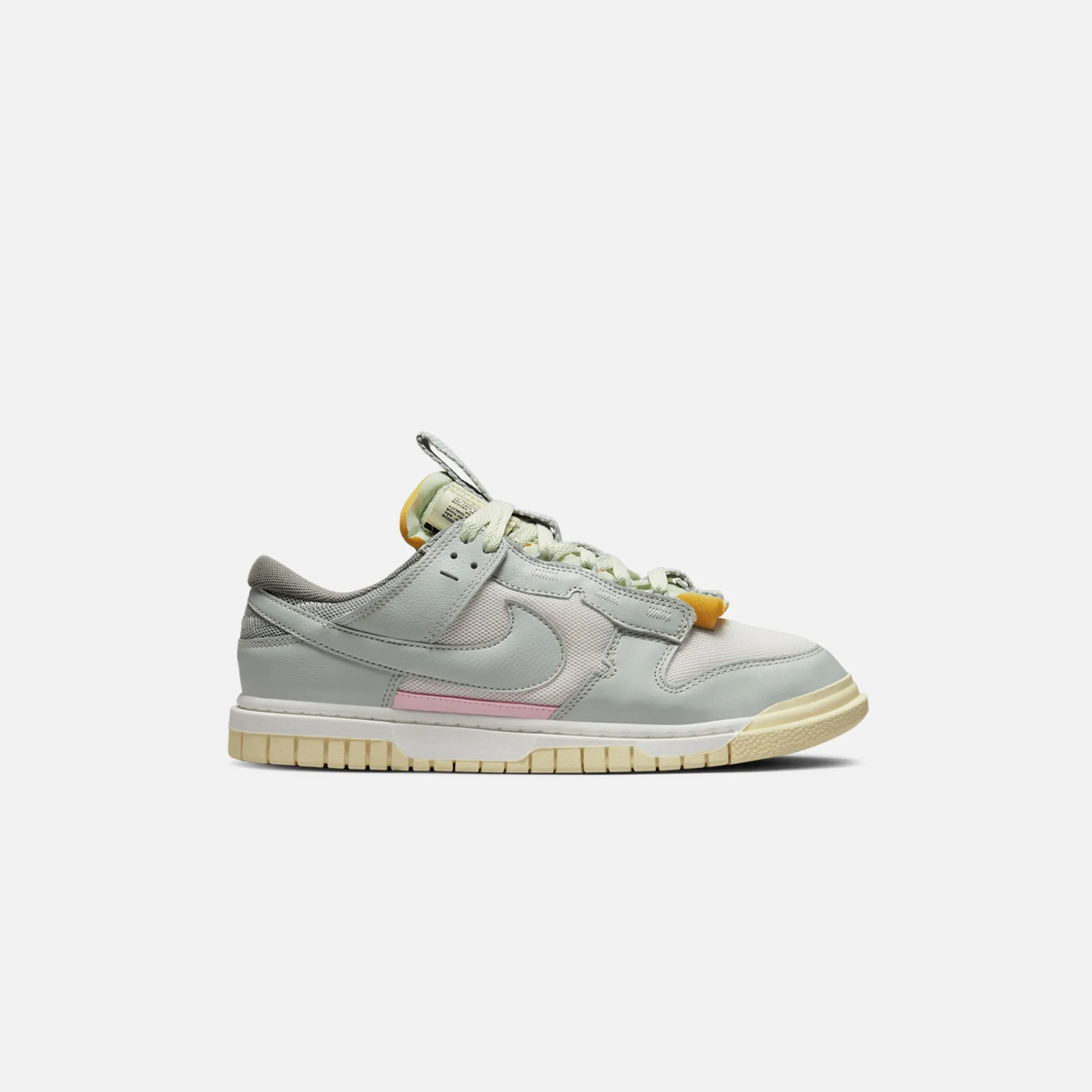 New Nike Dunk Jumbo White / Light Silver / Mint Foam / Pink Foam / Light Smoke Grey