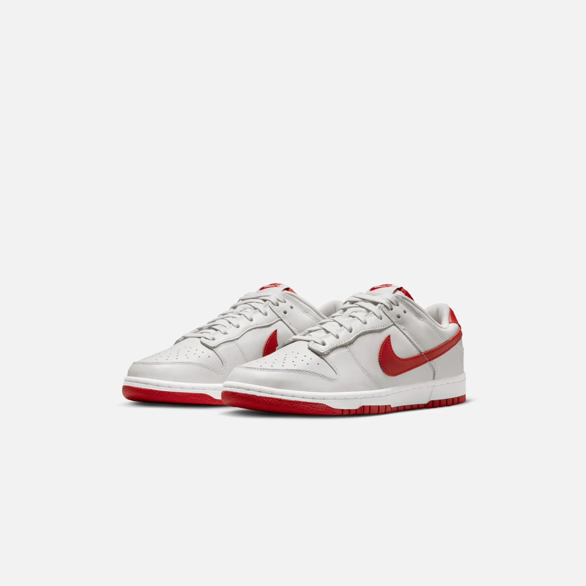 Best Sale Nike Dunk Low Vast Grey / Varsity Red / White