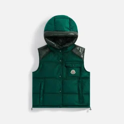 Clearance Moncler Eau Vest Green