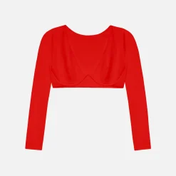 Online Jade Eden Top Crimson