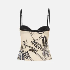 Best Sale Miaou Enzo Top Tattoo Black