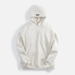 Clearance Fear of God Eternal Cotton Fleece Hoodie Warm Heather Oatmeal