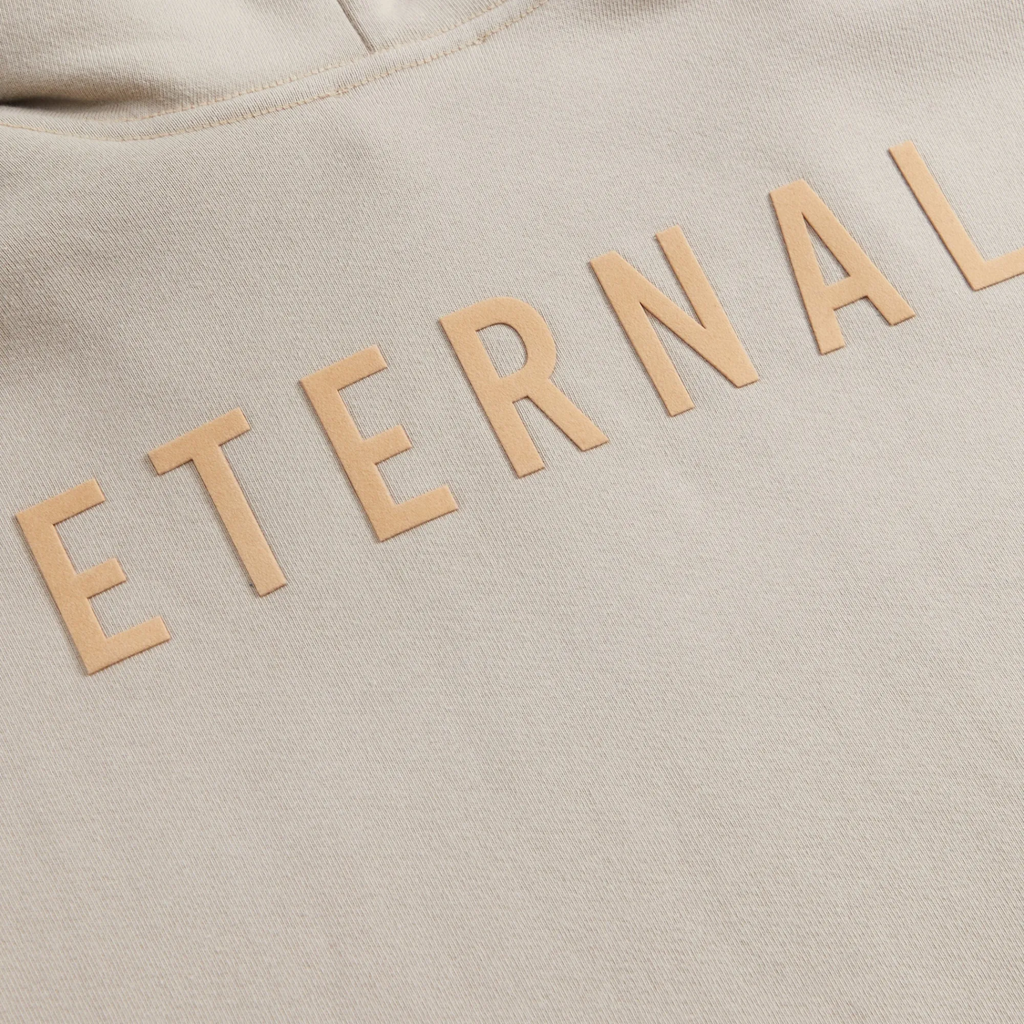 Cheap Fear of God Eternal Cotton Fleece Hoodie Dusty Beige