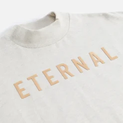 Store Fear of God Eternal Cotton Long Sleeve Tee Warm Heather Oatmeal