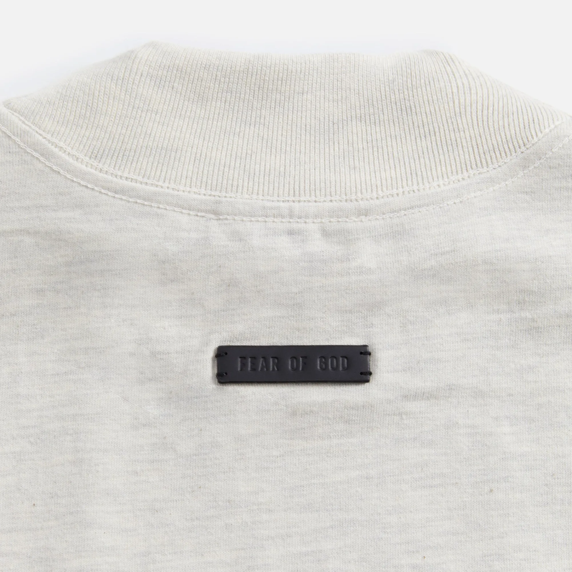 Store Fear of God Eternal Cotton Long Sleeve Tee Warm Heather Oatmeal