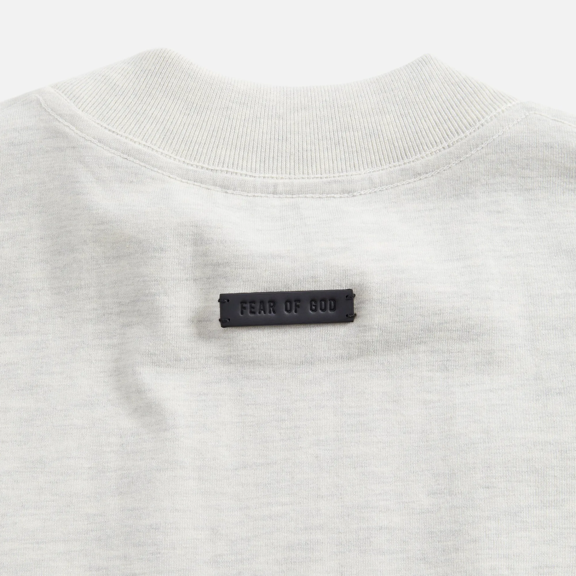 Clearance Fear of God Eternal Cotton Tee Warm Heather Oatmeal