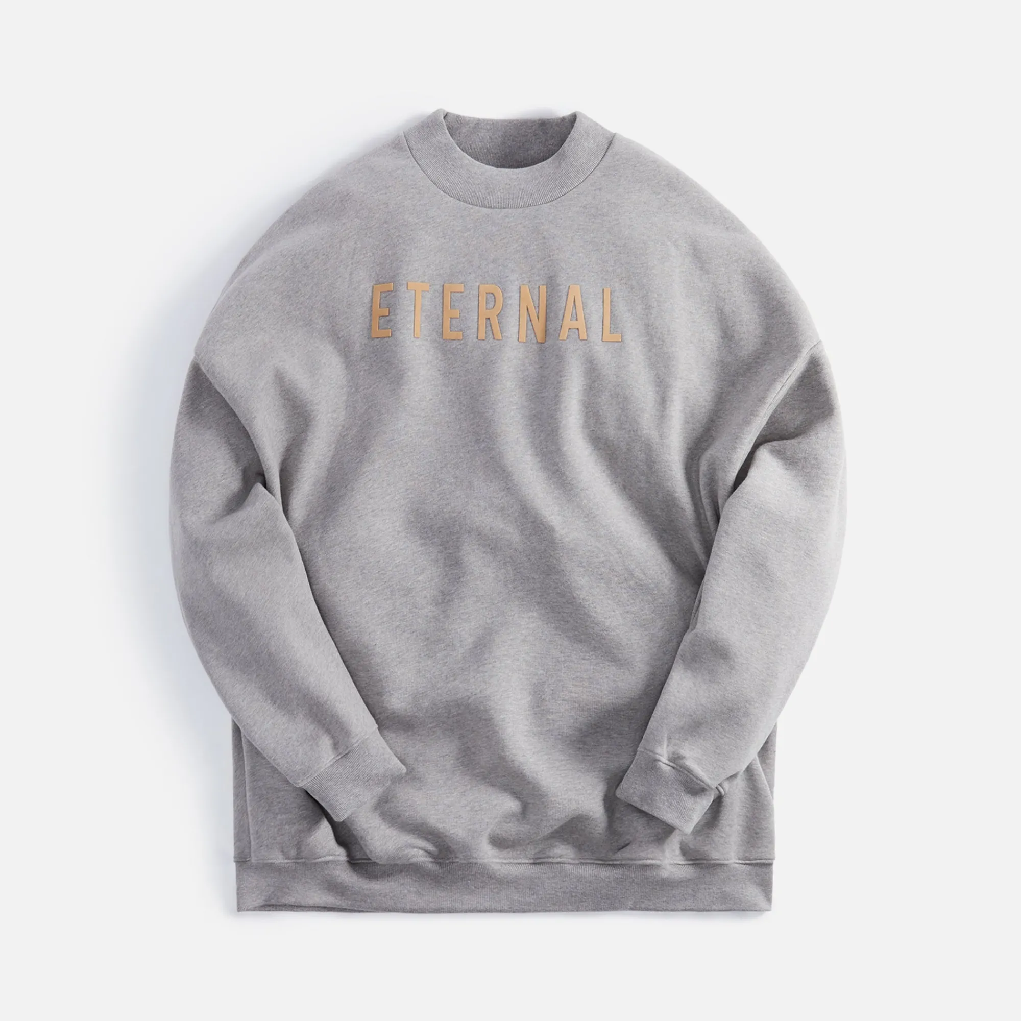 Cheap Fear of God Eternal Fleece Crewneck Warm Heather Grey