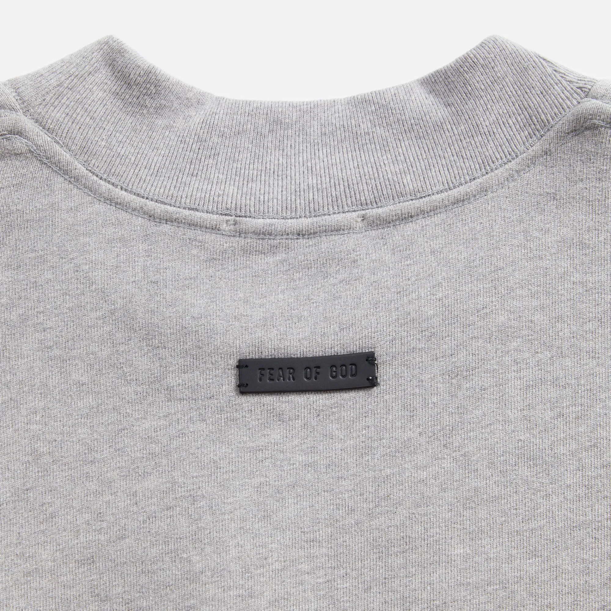 Cheap Fear of God Eternal Fleece Crewneck Warm Heather Grey