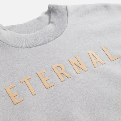 New Fear of God Eternal Fleece Crewneck Warm Heather Grey