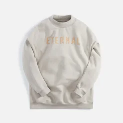 Best Sale Fear of God Eternal Fleece Crewneck Cement