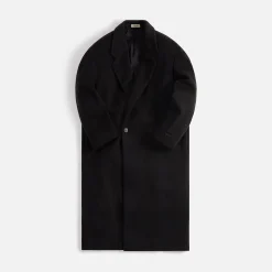 Cheap Fear of God Eternal Wool Overcoat Black Heather