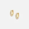 Hot Hatton Labs Eternity Hoop Earrings Gold