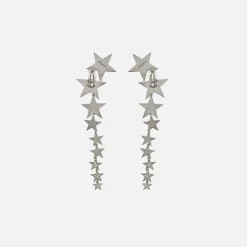 Cheap Saint Laurent Falling Star Long Earrings Silver