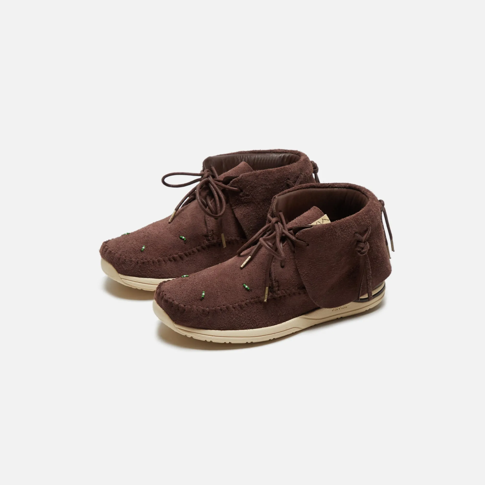 Outlet Visvim Fbt Lhamo Folk Dark Brown