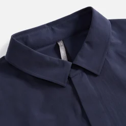 Fashion Veilance Field Long Sleeve Shirt Black Saphire