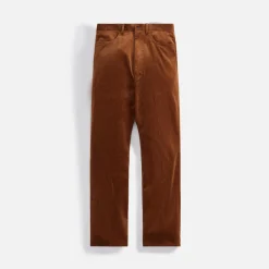 Online Auralee Finx Corduroy Pants Red Brown