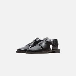 Store Lemaire Fisherman Sandals Black