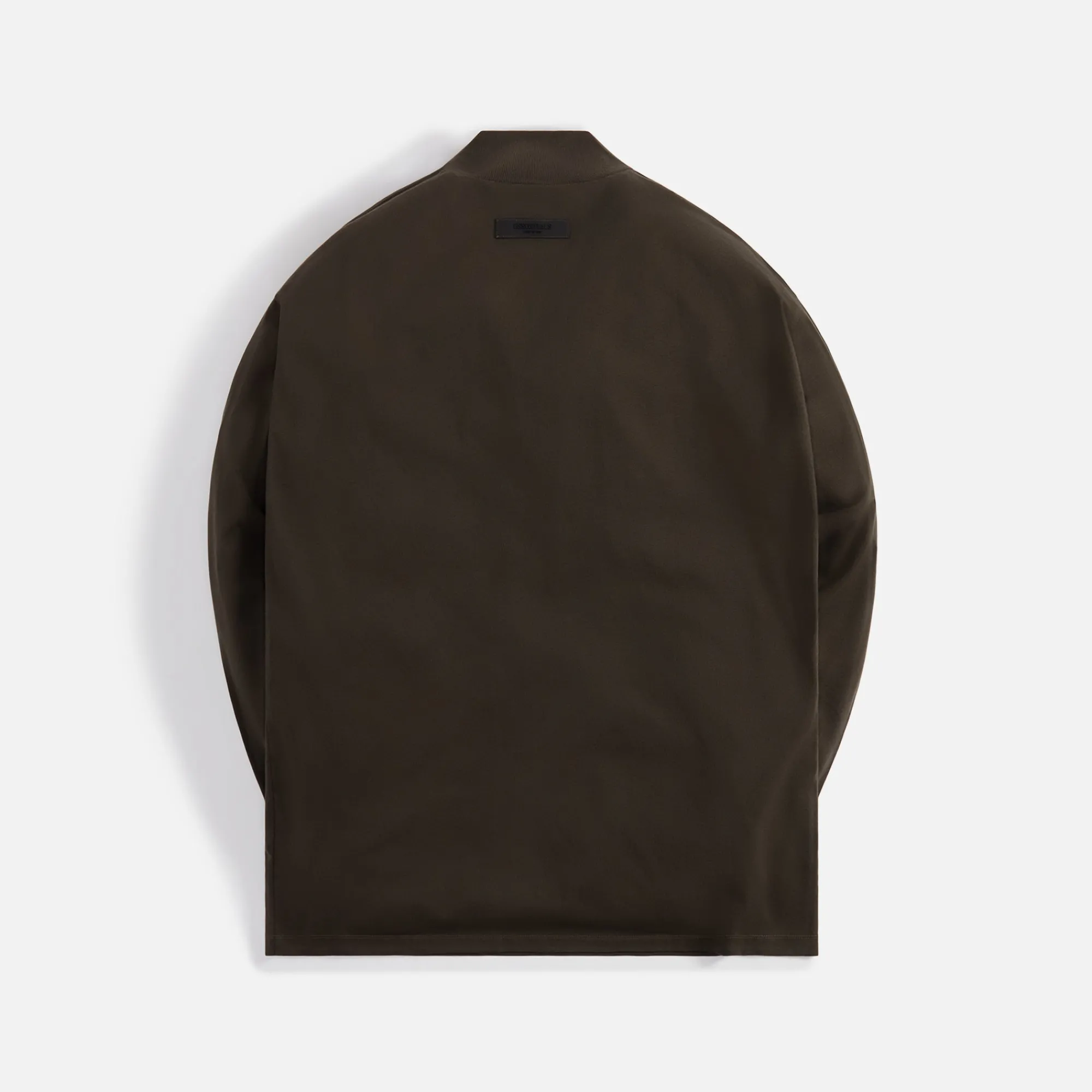 Fashion Essentials Fleece Crewneck Sweatshirt Off-Black