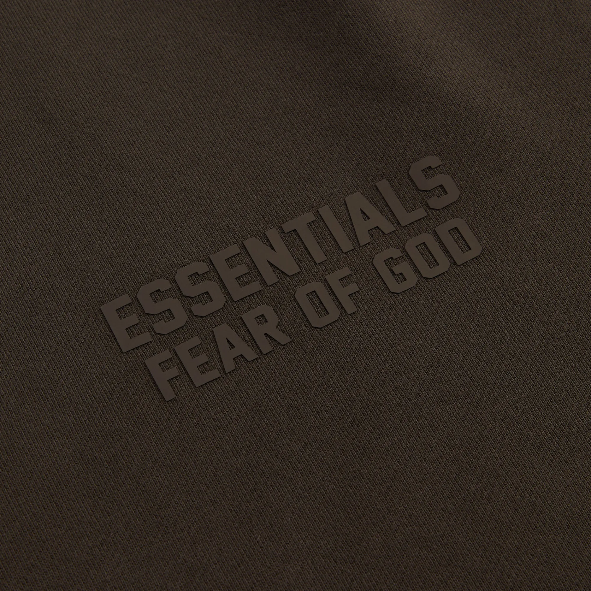 Fashion Essentials Fleece Crewneck Sweatshirt Off-Black