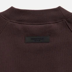 Cheap Essentials Fleece Crewneck Sweatshirt Plum