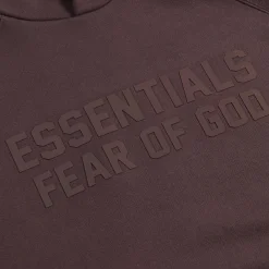 Discount Essentials Fleece Hoodie Plum