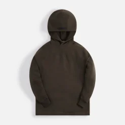 Cheap Essentials Fleece Relaxed Hoodie Off-Black