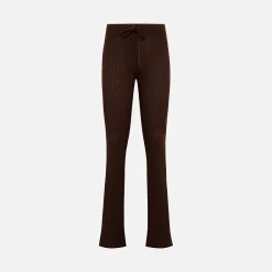 Outlet Siedres Flo Knit Pants Brown