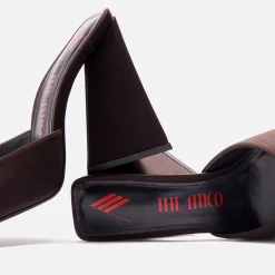 Shop The Attico For Kith Devon Mule 115Mm Cacao