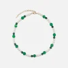 Outlet VEERT Freshwater Pearl Onyx Malachite Necklace Green