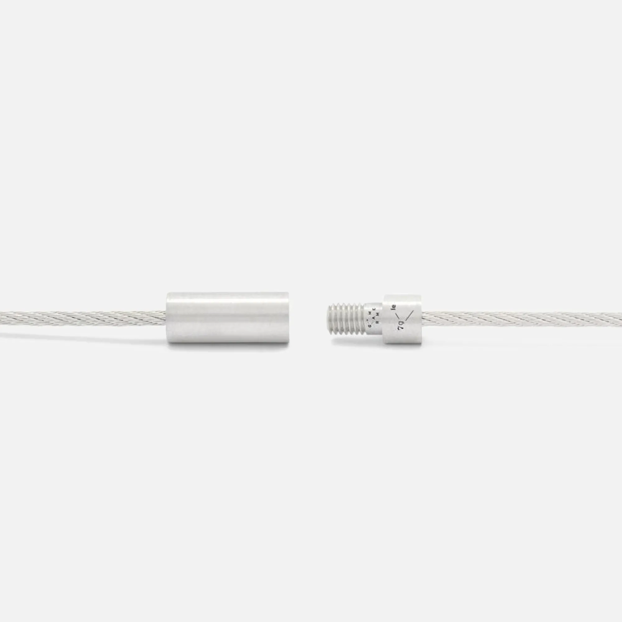 Discount Le Gramme 7G Cable Bracelet Brushed Sterling Silver