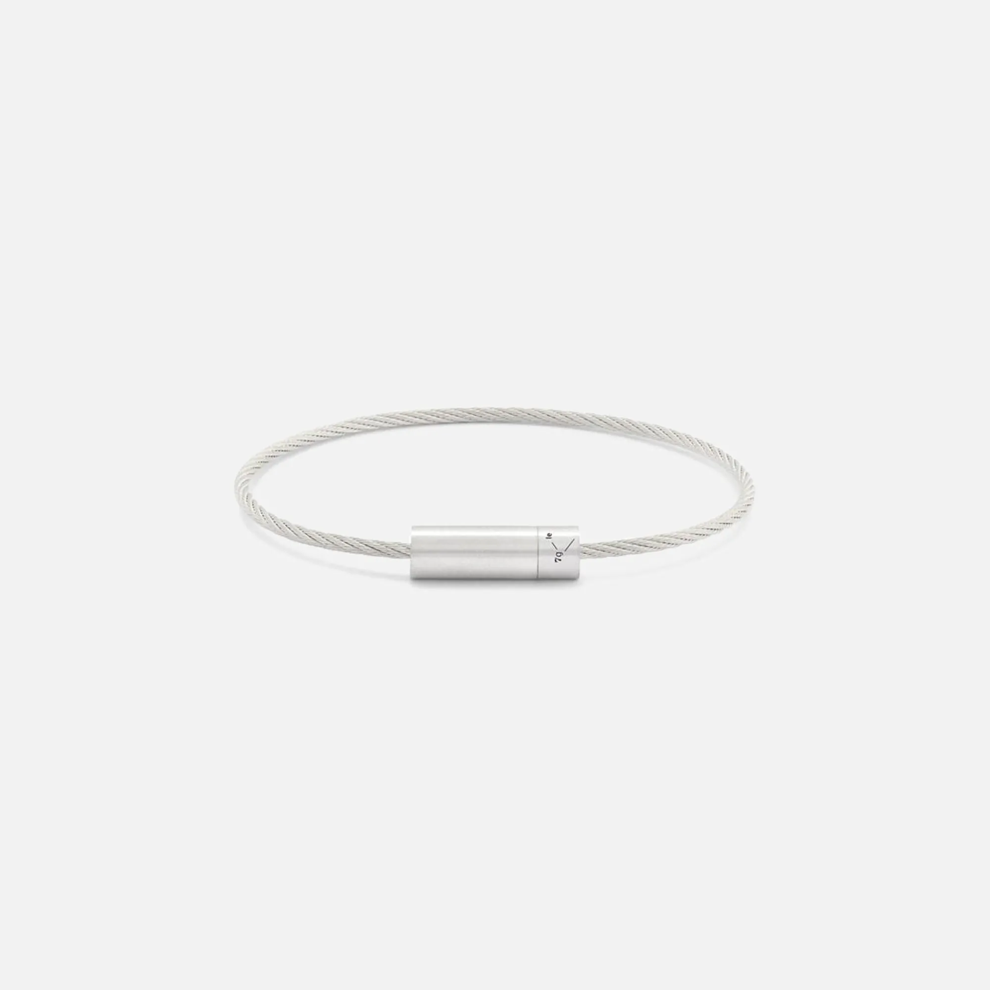 Sale Le Gramme 7G Cable Bracelet Brushed Sterling Silver