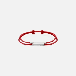 Best Sale Le Gramme 1.7G Cord Bracelet Red