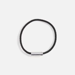 Online Le Gramme 7G Nato Cable Bracelet Black
