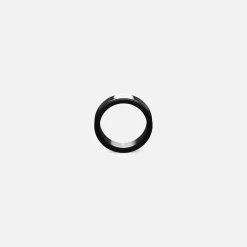 Cheap Le Gramme 3G Polished Ceramic Ribbon Ring Black