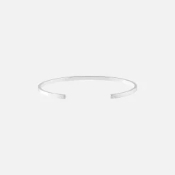 Hot Le Gramme 7G Ribbon Bracelet Brushed Sterling Silver
