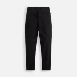 Outlet Stone Island Garment Dyed Cotton Twill Pant Black