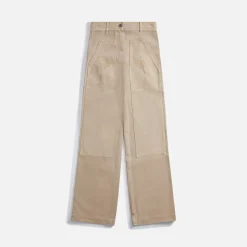 Discount Palm Angels Gd Bull Cargo Pants Beige